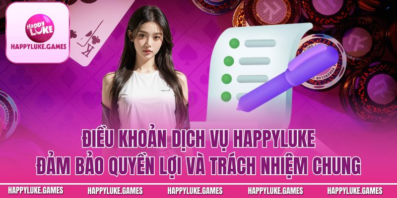 Điều khoản dịch vụ Happyluke đảm bảo quyền lợi và trách nhiệm chung