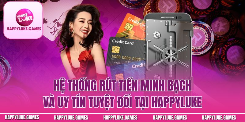  Hệ thống rút tiền minh bạch và uy tín tuyệt đối tại Happyluke
